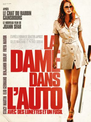 Affiche du film La dame dans l’auto avec des lunettes et un fusil